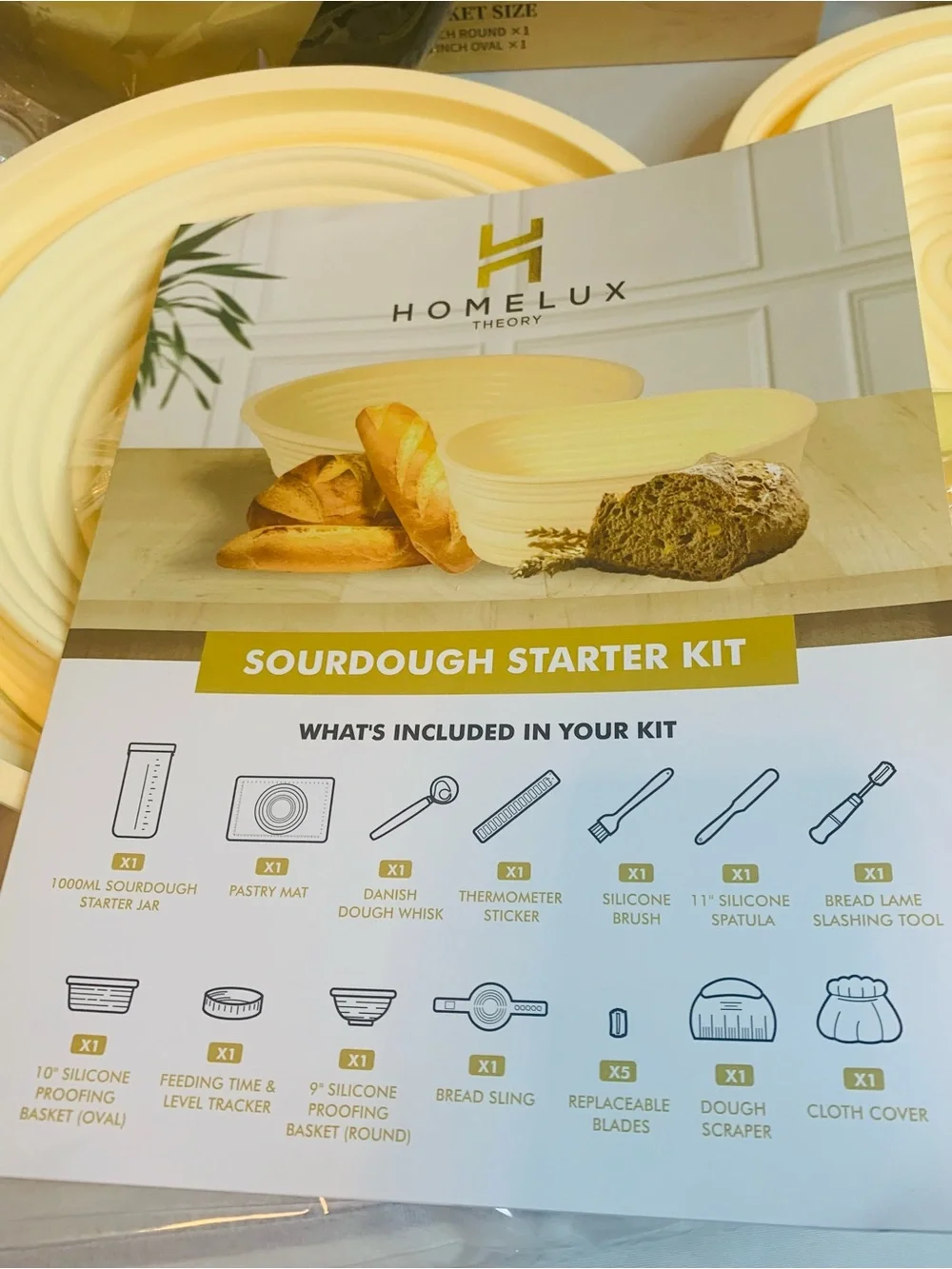 HomeLux banneton bread
